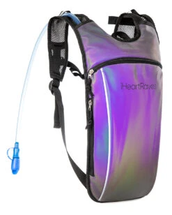 Cyber Connection Rainbow Reflective Anti-Theft Hydration Pack
