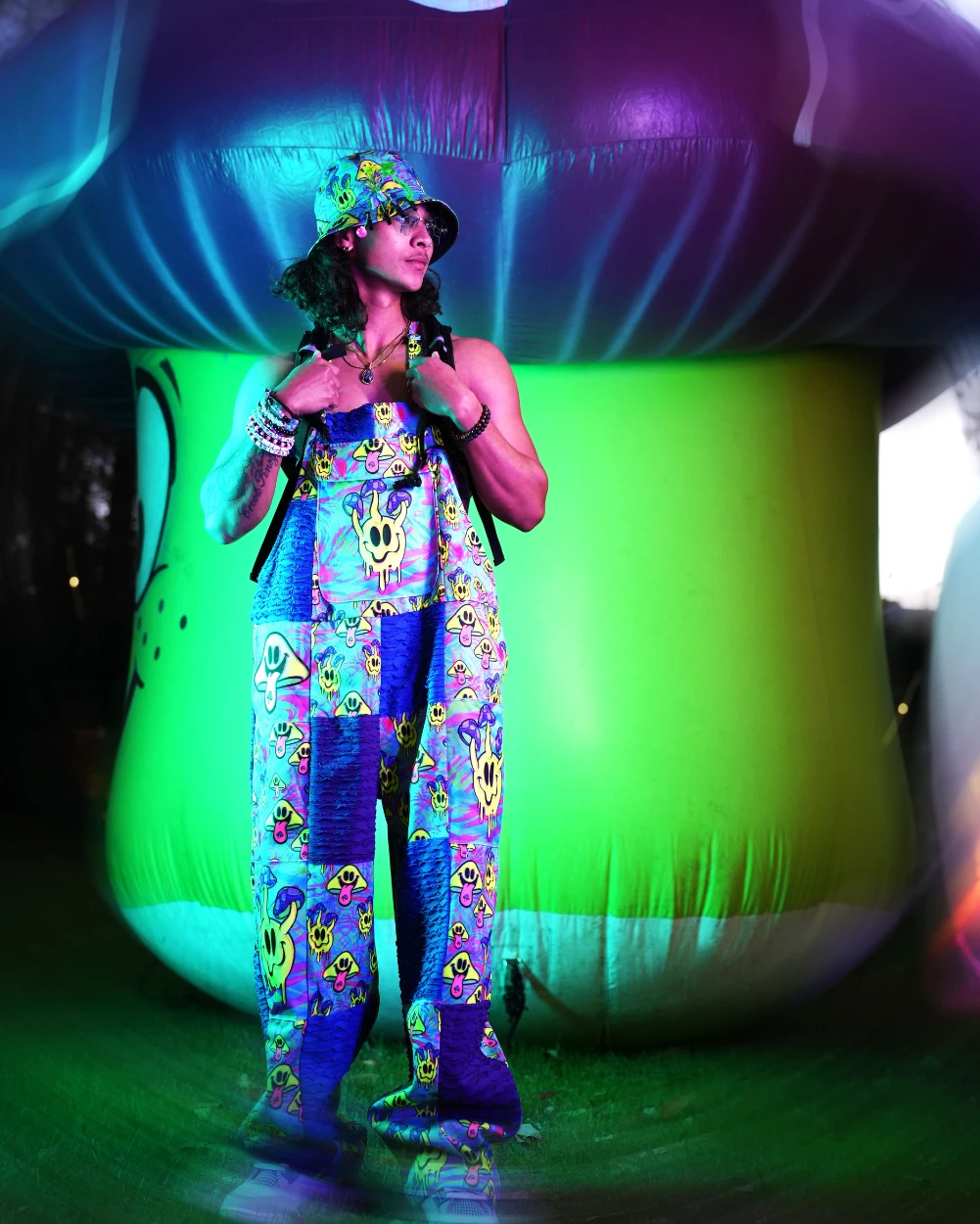 Electric Tripp Unisex Overalls 3 Electric Tripp Unisex Overalls