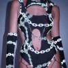 Power Surge Silver Reflective Chain Bodysuit & Sleeve Set 2 Power Surge Silver Reflective Chain Bodysuit & Sleeve Set -I Hear Raves image 2247b29b 7efb 45d7 8561 12be91b3c70f