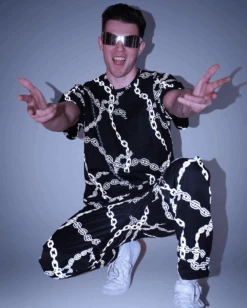 Power Surge Silver Reflective Men's Pants -I Hear Raves image 2 964c4c5a 42e3 432a 97d3 c2e84a59ce2e